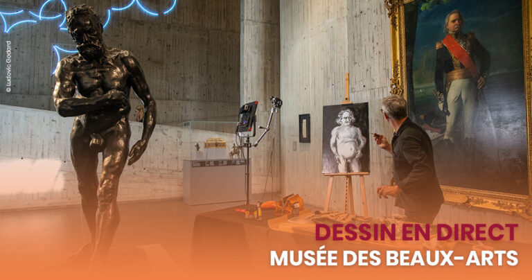 Image dessin en direct musée beaux arts