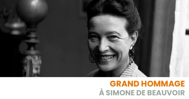 Visuel hommage à Simone de Beauvoir